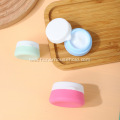 Silicone Empty Plastic Jar with Lid Face Cream Container